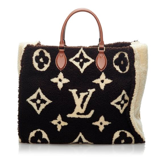 Louis Vuitton Monogram Giant Shearling Teddy Onthego Gm - Picture 1 of 3